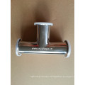 3A 304/316L Sanitary Stainless Steel Clamped Equal Tee